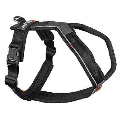Abbildung von Non stop dogwear Line Harness 5.0 214 Führ und Alltagsgeschirr, Farbe:Schwarz, Größe:G 1