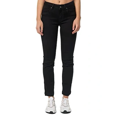 Abbildung von Tazzio Jeans Damen Straight Leg Stretch Hose Denim Jeanshose Fit F110 (Schwarz, 50)