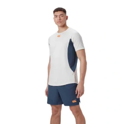 Abbildung von Canterbury Vapodri Superlight T Shirt für Herren, Whitecap Gray/Midnight Navy, XL