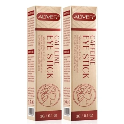 Abbildung von ALIVER Anti Aging Augencreme Augenstift Augenringe mit Kollagen Hyaluronsäure Koffein, 2 tlg.,