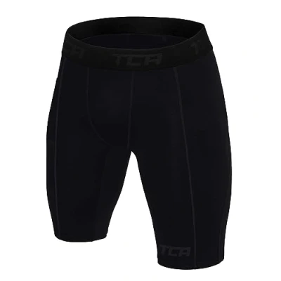Abbildung von TCA Herren SuperThermal Kompressions Unterwäsche Shorts Weiss (1x Tasche), M