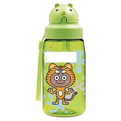 Abbildung von Laken OBY Kids Tritan Kinderflasche, Kappe mit Strohhalm 0,45 l Kostüm