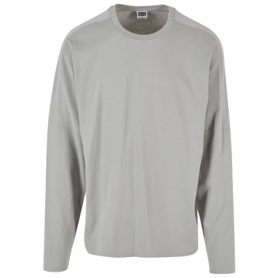 Abbildung von Urban Classics Raglan BACK Longsleeve Langarmshirt, Herren, Größe: 5XL, Lightasphalt
