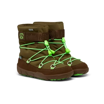 Abbildung von Affenzahn Schneestiefel Vegan Snowy Frosch 22 Olive