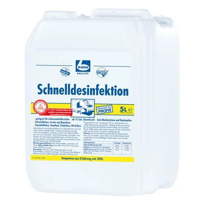 Abbildung von Dr. Becher Schnelldesinfektion 5 Liter (1er Pack) Spezialwaschmittel