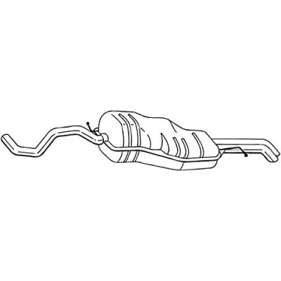 Abbildung von Endschalldämpfer BOSAL 281 531