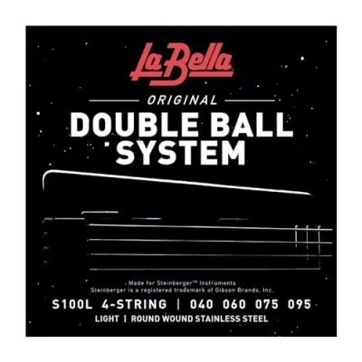 Abbildung von La Bella Bass S100L Double Ball 040/095, Saiten für Headless