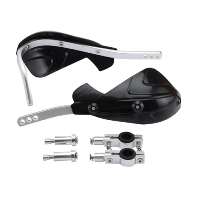 Abbildung von GOOFIT 22mm Handprotektoren Handschalen Montagekit Aluminium Legierung Handschutzbügel Ersatz für Motocross Motorrad Pitbike Dirtbike ATV Schwarz