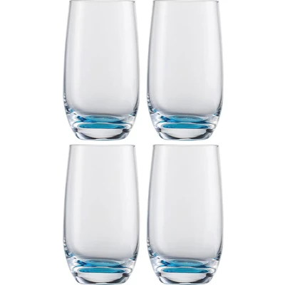 Abbildung von Eisch Becher 4er Set Jessica blau 350 ml, Kristallglas