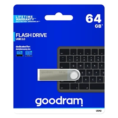 Abbildung von GOODRAM 64GB UUN2 SILVER USB 2.0