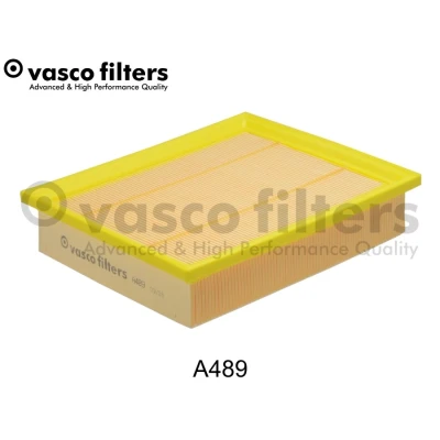Abbildung von DAVID VASCO A489 Luftfilter 56 228 269 rechteckig Filtereinsatz VOLKSWAGEN: GOLF 3, 3 Cabrio, Variant