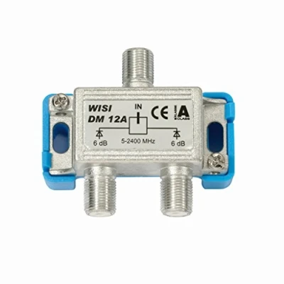 Abbildung von Wisi DM 12 A, Kabelsplitter, 5 2400 MHz, Silber, F, 55 mm, 28 mm