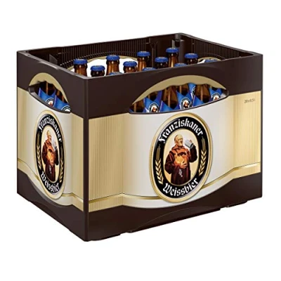 Abbildung von Franziskaner Weissbier Alkoholfrei Flaschenbier MEHRWEG (20 x 0,5 l)