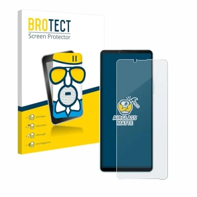 Abbildung von BROTECT Entspiegelungs Schutzglas für Sony Xperia 10 VI Schutz Folie Panzerfolie Glas Matt [Extrem Kratzfest 9H, Anti Reflex, Fingerprint]