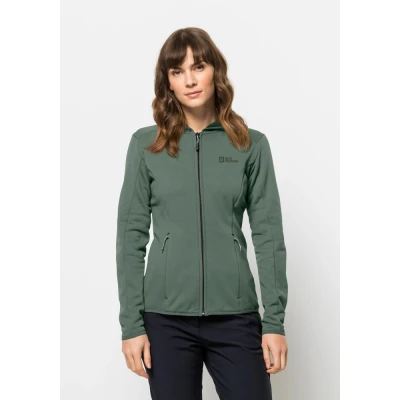 Abbildung von Jack Wolfskin Baiselberg FZ Fleecejacke, Damen, Größe: Large, Picnic green