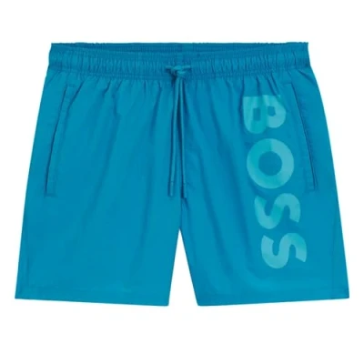 Abbildung von BOSS Octopus Badeshorts, Herren, Größe: Large, Turquoise/aqua