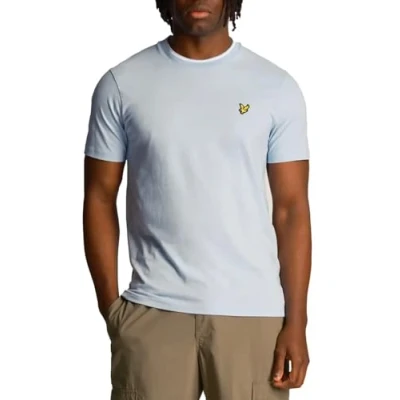 Abbildung von Lyle &amp; Scott Tipped Tshirt basic, Herren, Größe: Large, Light blue/white