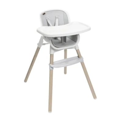Abbildung von Chicco Zest Plus Hochstuhl für Babys von 6 Monaten bis 40 kg, mit waschbarem Sitz, 5 Punkt Gurt und abnehmbarem Tablett, kompakt, leicht handlich