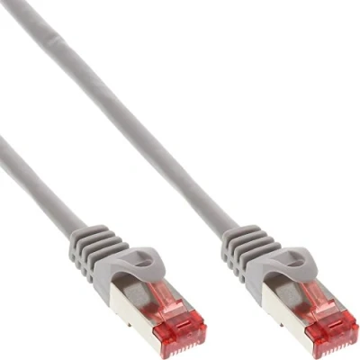 Abbildung von InLine 76400 S/FTP Patchkabel (250MHz, PVC, Kupfer, 10 m) grau