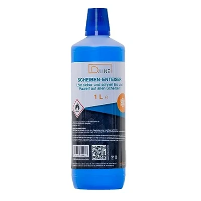 Abbildung von Dederichs Scheibenenteiser Nachfüllflasche 1 Liter, sekundenschnelles enteisen von Scheiben einfach ohne kratzen,klare Sache &amp; klare Sicht