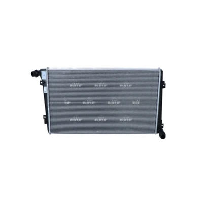 Abbildung von NRF EASY FIT 53813 Kühler, Motorkühlung Aluminium 648 408 32 mit Dichtring Kühlrippen gelötet VOLKSWAGEN: Caddy 3 Kastenwagen, Touran I, Eos