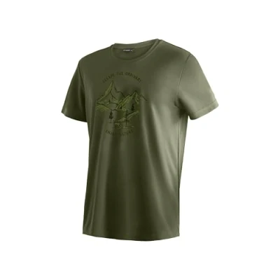 Abbildung von Maier Sports Dieter Print Herren Funktionsshirt, Freizeitshirt mit Aufdruck, Regular Fit