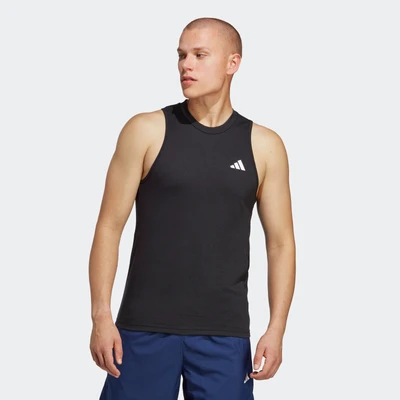 Abbildung von adidas Performance Train Essentials TANK Top Black white, Herren, Größe: 3XL, white
