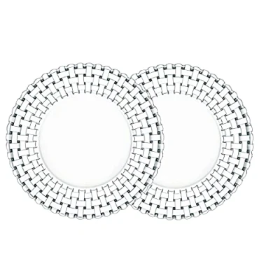 Abbildung von Nachtmann Desserteller, 2 Stück, Kristallglas, Größe: 23 cm, Bossa Nova, 0098035 0