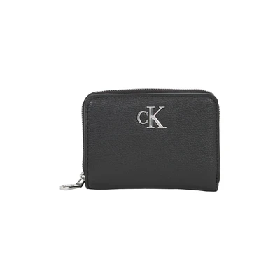 Abbildung von Calvin Klein Jeans Geldbörse &quot;MINIMAL MONOGRAM MD ZIP AROUND&quot;, Geldbeutel, Portemonnaie mit CK Logo