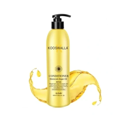 Abbildung von Svadia Marokkanisches Arganöl Conditioner 450 ml nährt, stärkt und erweicht mit Infusion Für alle Haartypen Reduziert Frizz