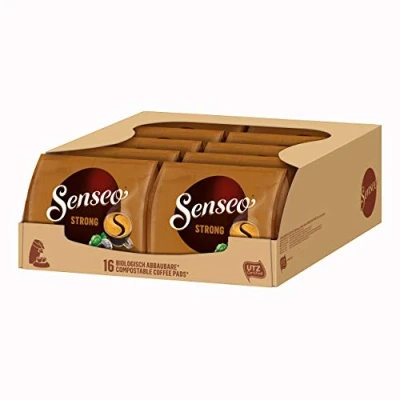 Abbildung von Senseo Pads Strong, 160 Kaffeepads, 10er Pack, 10 x 16 Getränke