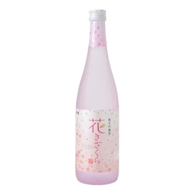 Abbildung von Kizakura &quot;Hana Kizakura&quot; Leichter, süßer Junmai Ginjo Sake Original japanischer 12 % Alkoholgehalt 1 x 720 ml
