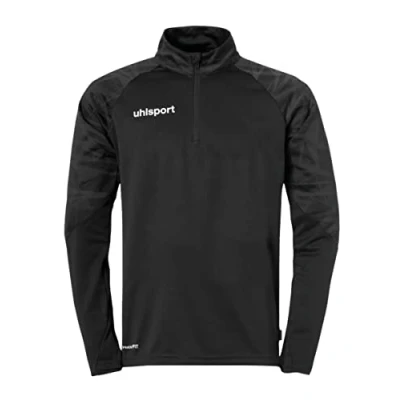 Abbildung von uhlsport Fussball Teamsport GOAL 25 Halfzi Sweatshirt, Herren, Größe: Medium, Schwarzgrau