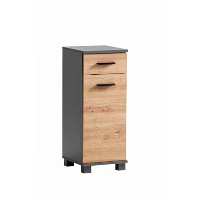 Abbildung von Schildmeyer Unterschrank Palermo, Made in Germany Breite 30 cm, verstellbarer Einlegeboden, wechselbarer Türanschlag