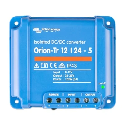 Abbildung von Victron Energy Orion Tr Spannungswandler 12/24 Volt 5 Ampere 120 Watt IP43 Geschützt DC Konverter für Doppelbatteriesysteme Isoliert