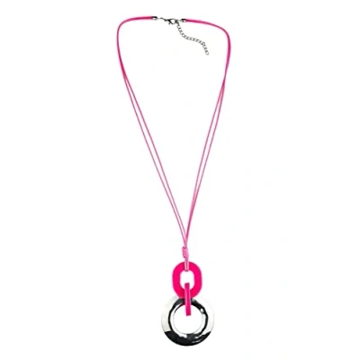 Abbildung von COLLEZIONE ALESSANDRO Lange Kette &quot;Neon&quot;, Band in Neonfarbe