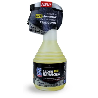 Abbildung von DR. WACK S100 Lederreiniger Gel 500 ml Reinigungsspray für Motorradbekleidung porentiefe &amp; schonende Reinigung Reinigungsmittel Leder gründliche Entfernung von Schmutz Flecken