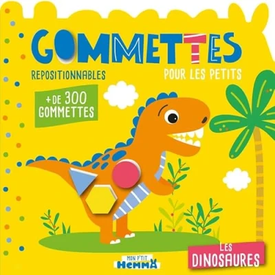 Abbildung von Mon P&#039;tit Hemma gommettes pour les petits dinosaures: repositionnables petits. Avec + de 300