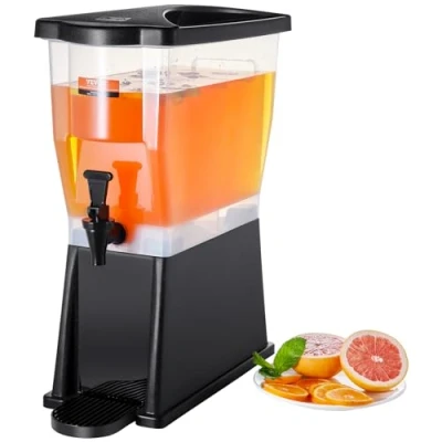 Abbildung von VEVOR Getränkespender, 11 L Wasserspender Getränkespender für Partys, Saftspender aus Kunststoff mit Standhahndeckel, Eistee Limonadensaft Wasserspender, Restaurants, Hotels, Partys usw.