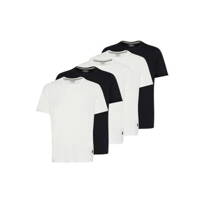 Abbildung von Blend 5 PACK Tshirt basic, Herren, Größe: XXL, White black