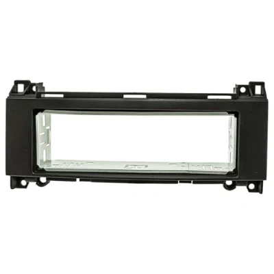 Abbildung von tomzz Audio 2434 043 Radioblende Metallschacht kompatibel mit Mercedes A Klasse W169 B W245 5 schwarz