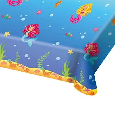 Abbildung von Mermaid Party Tischdecke 120 x 180 cm