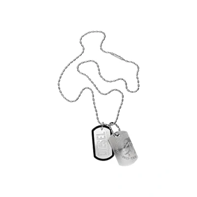 Abbildung von Diesel Halskette silvercoloured, Herren, Größe: One Size, Silver coloured