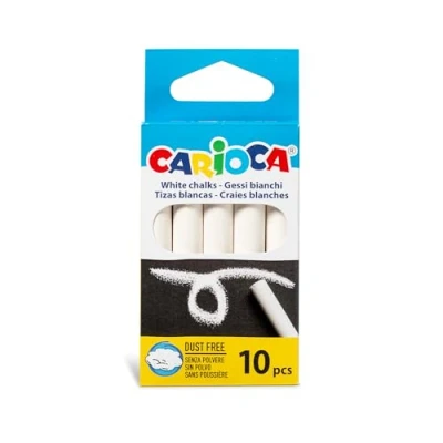 Abbildung von CARIOCA Weiße Kreide, 10 Stück, 43553