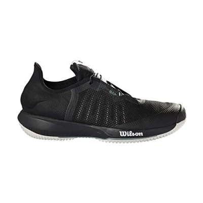 Abbildung von Wilson Herren Tennisschuhe, KAOS RAPIDE, Schwarz/Weiß/Grau, 42, Für Alle Bodenbeläge, Spielertypen, WRS327490E080