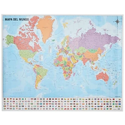 Abbildung von Mini Poster MAPPLE Mondo