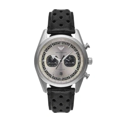 Abbildung von Emporio Armani Traditional Racer Chronograph, Herren, Größe: One Size, Black