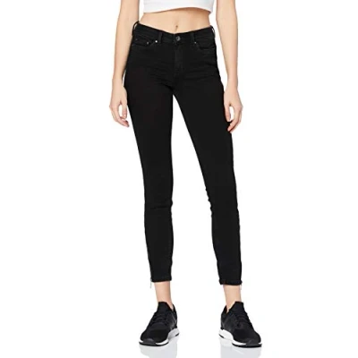 Abbildung von TOM TAILOR Denim Damen Jona Jeans, 10250 Used Dark Stone Black, 26