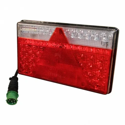 Abbildung von Rücklicht LED Aspöck Multiled II , rechts, 0,5m Kabel, 8 x 1mm² 8p Bajonett grün TrailerPlus Anhängerersatzteile
