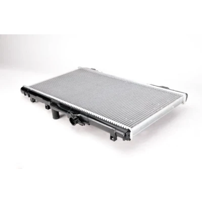 Abbildung von THERMOTEC D72038TT Kühler, Motorkühlung Aluminium für Fahrzeuge mit/ohne Klimaanlage 699 375 26 Schaltgetriebe Kühlrippen gelötet